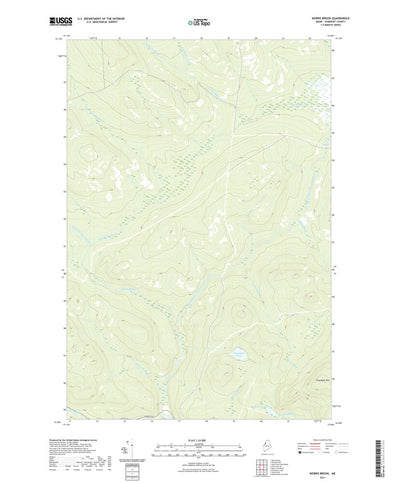 United States Geological Survey Norris Brook, ME (2021, 24000-Scale) digital map