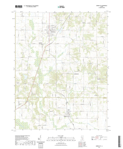 United States Geological Survey Norris City, IL (2021, 24000-Scale) digital map