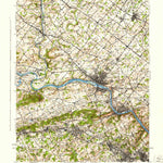 United States Geological Survey Norristown, PA (1943, 62500-Scale) digital map