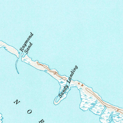 United States Geological Survey North Bay, NC (1948, 24000-Scale) digital map