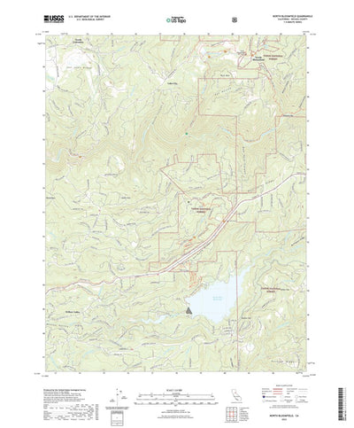 United States Geological Survey North Bloomfield, CA (2022, 24000-Scale) digital map