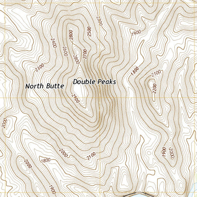 United States Geological Survey North Butte, AZ (2021, 24000-Scale) digital map