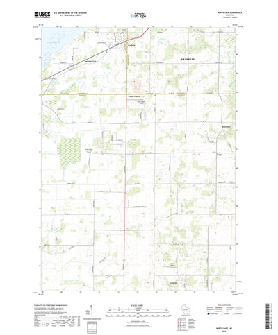 United States Geological Survey North Cape, WI (2022, 24000-Scale) digital map