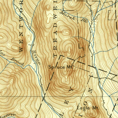 United States Geological Survey North Conway, NH-ME (1896, 62500-Scale) digital map