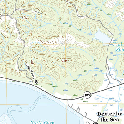United States Geological Survey North Cove, WA (2020, 24000-Scale) digital map