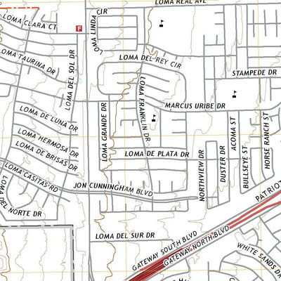 United States Geological Survey North Franklin Mountain, TX (2022, 24000-Scale) digital map