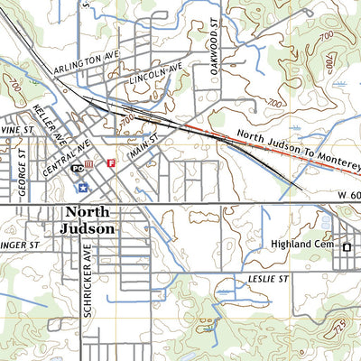 United States Geological Survey North Judson, IN (2022, 24000-Scale) digital map