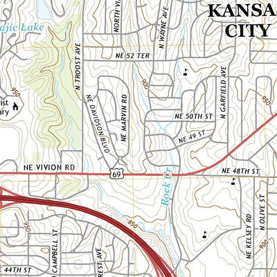United States Geological Survey North Kansas City, MO (2021, 24000-Scale) digital map
