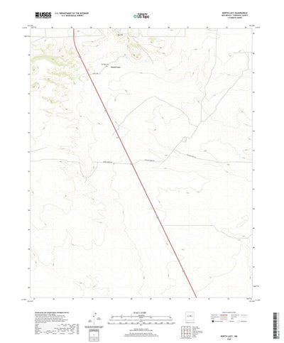 United States Geological Survey North Lucy, NM (2020, 24000-Scale) digital map