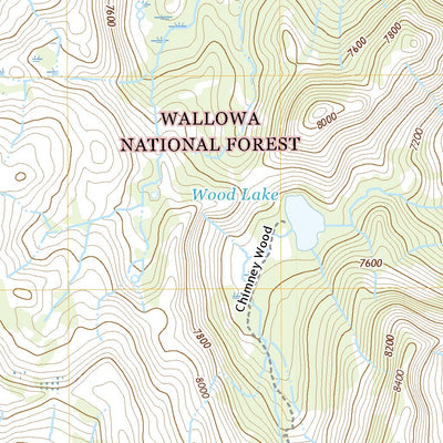 United States Geological Survey North Minam Meadows, OR (2020, 24000-Scale) digital map