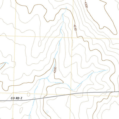 United States Geological Survey North of Brandon, CO (2022, 24000-Scale) digital map