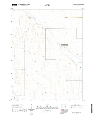 United States Geological Survey North of Chivington, CO (2022, 24000-Scale) digital map