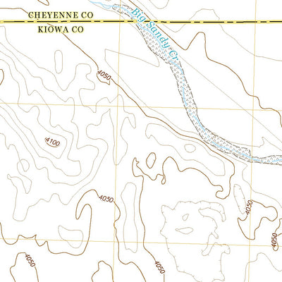 United States Geological Survey North of Chivington, CO (2022, 24000-Scale) digital map