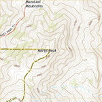 United States Geological Survey North Peak, AZ (2021, 24000-Scale) digital map
