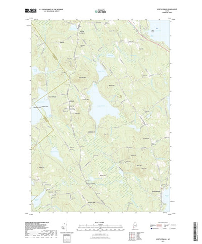United States Geological Survey North Sebago, ME (2021, 24000-Scale) digital map