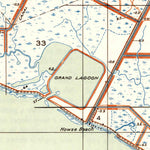 United States Geological Survey North Shore, LA (1936, 31680-Scale) digital map
