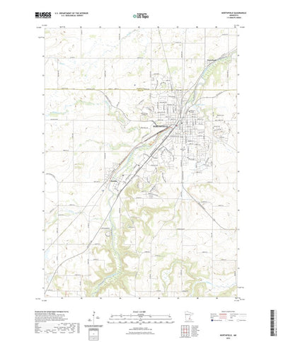 United States Geological Survey Northfield, MN (2022, 24000-Scale) digital map