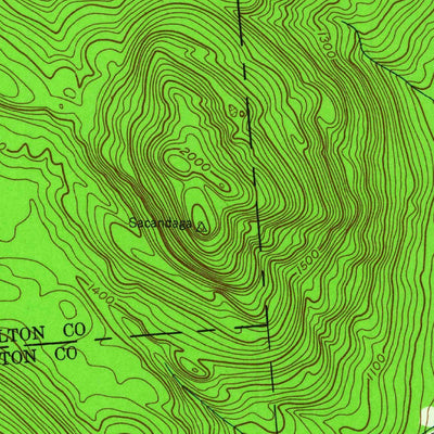 United States Geological Survey Northville, NY (1945, 24000-Scale) digital map