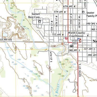 United States Geological Survey Northwood, IA (2022, 24000-Scale) digital map