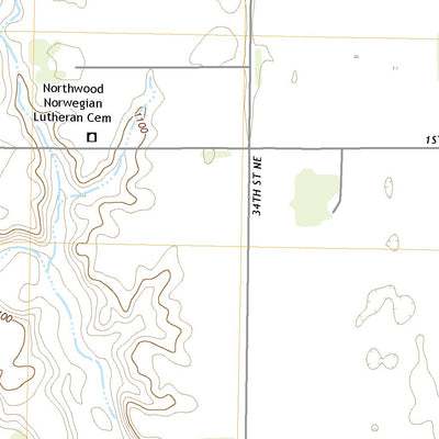 United States Geological Survey Northwood, ND (2020, 24000-Scale) digital map
