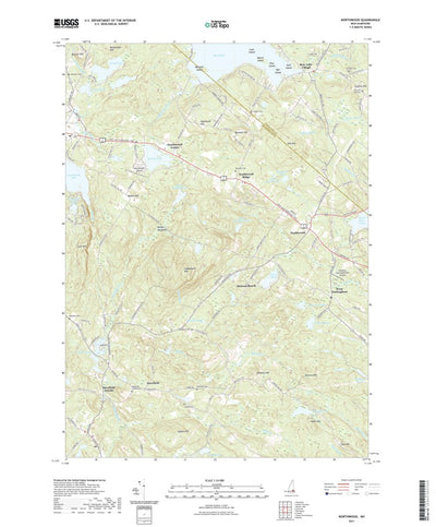 United States Geological Survey Northwood, NH (2021, 24000-Scale) digital map