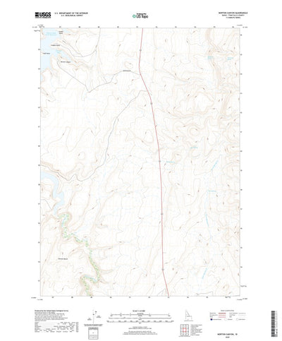 United States Geological Survey Norton Canyon, ID (2020, 24000-Scale) digital map