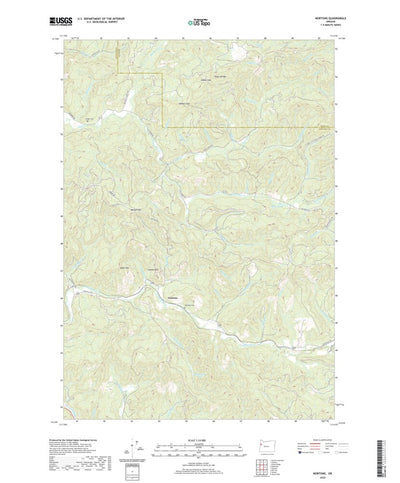 United States Geological Survey Nortons, OR (2020, 24000-Scale) digital map
