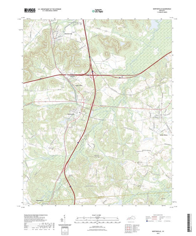 United States Geological Survey Nortonville, KY (2022, 24000-Scale) digital map