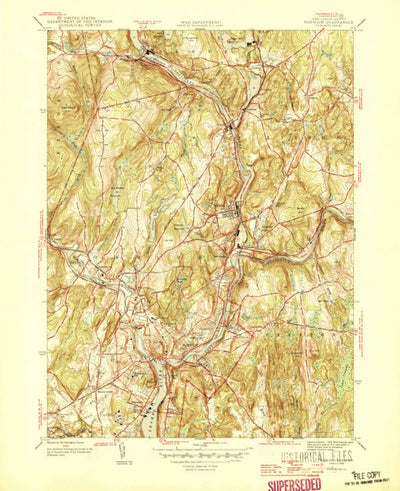United States Geological Survey Norwich, CT (1946, 31680-Scale) digital map