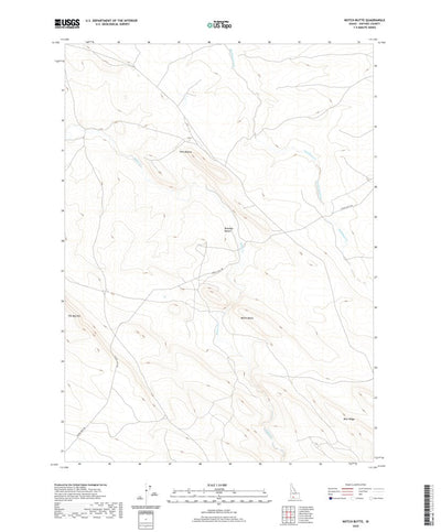 United States Geological Survey Notch Butte, ID (2020, 24000-Scale) digital map