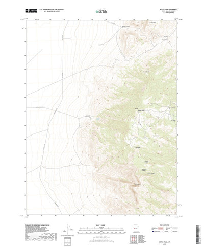 United States Geological Survey Notch Peak, UT (2020, 24000-Scale) digital map