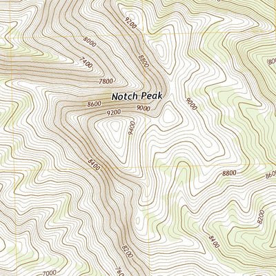 United States Geological Survey Notch Peak, UT (2020, 24000-Scale) digital map