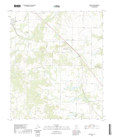 United States Geological Survey Novice East, TX (2022, 24000-Scale) digital map