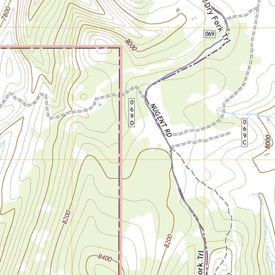 United States Geological Survey Nugent Park, WY (2021, 24000-Scale) digital map