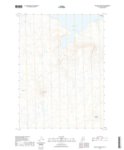 United States Geological Survey Nunivak Island B-4 SW, AK (2020, 25000-Scale) digital map
