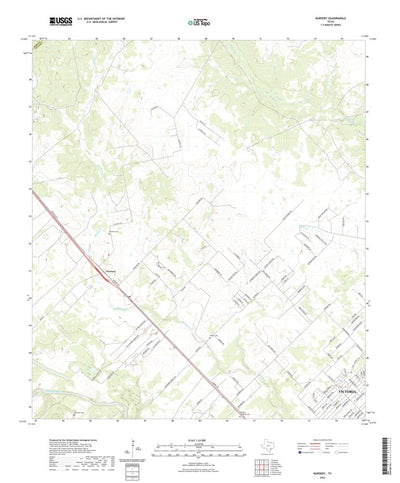 United States Geological Survey Nursery, TX (2022, 24000-Scale) digital map