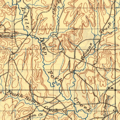 United States Geological Survey Nuyaka, OK (1901, 125000-Scale) digital map