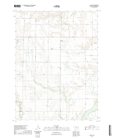 United States Geological Survey Nysted, NE (2021, 24000-Scale) digital map