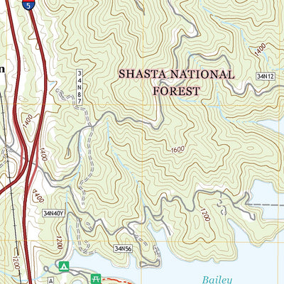 United States Geological Survey O'Brien, CA (2022, 24000-Scale) digital map