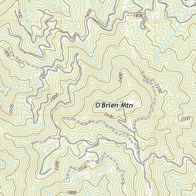 United States Geological Survey O'Brien, CA (2022, 24000-Scale) digital map