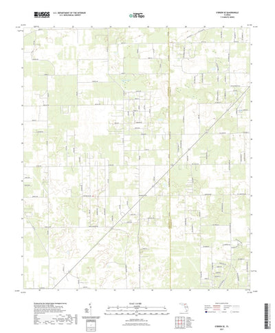United States Geological Survey O'Brien SE, FL (2021, 24000-Scale) digital map