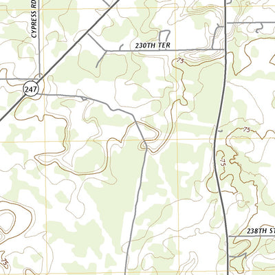 United States Geological Survey O'Brien SE, FL (2021, 24000-Scale) digital map