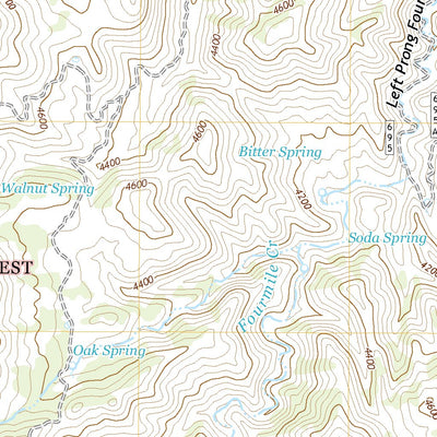 United States Geological Survey Oak Grove Canyon, AZ (2021, 24000-Scale) digital map