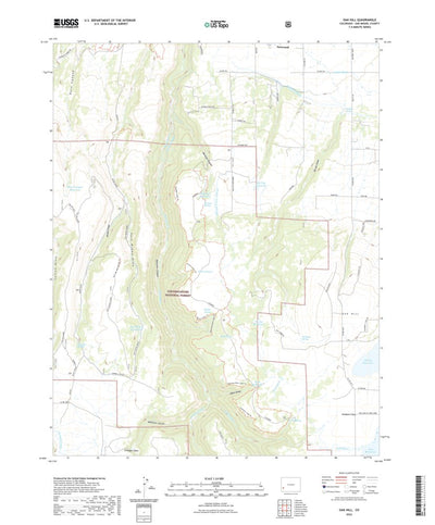 United States Geological Survey Oak Hill, CO (2022, 24000-Scale) digital map