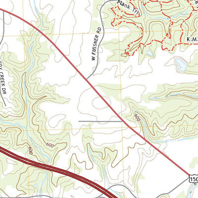 United States Geological Survey Oak Hill, IL (2021, 24000-Scale) digital map