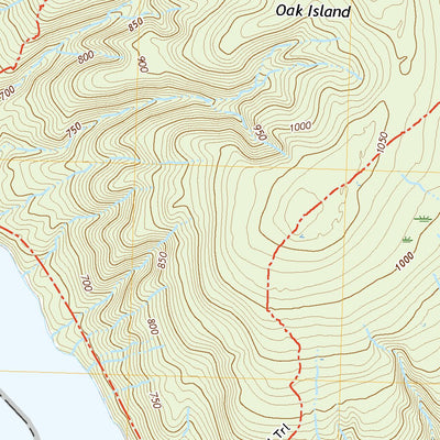 United States Geological Survey Oak Island, WI (2022, 24000-Scale) digital map