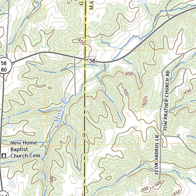 United States Geological Survey Oak Level, KY (2022, 24000-Scale) digital map