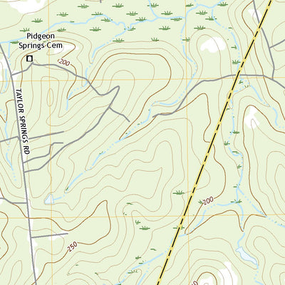 United States Geological Survey Oak Park SW, GA (2020, 24000-Scale) digital map