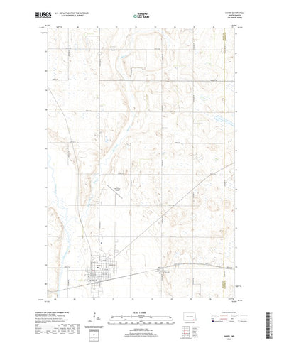 United States Geological Survey Oakes, ND (2020, 24000-Scale) digital map