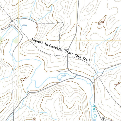 United States Geological Survey Oakesdale, WA (2020, 24000-Scale) digital map